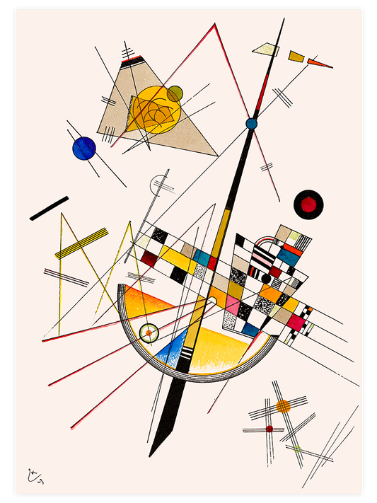 Kandinsky Delicate Tension - Poster Seti Duo