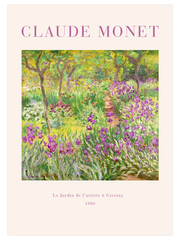 Claude Monet The Artist's Garden - Poster Seti Duo