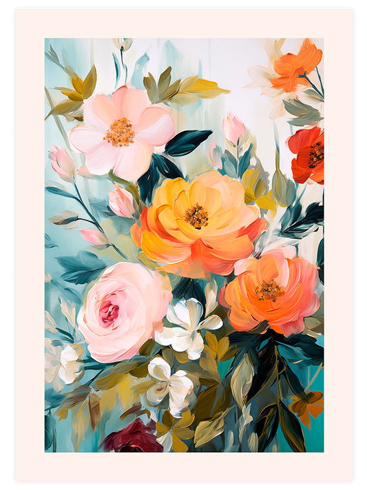 Fleurs Eternelles N2 Poster - Giclée Baskı