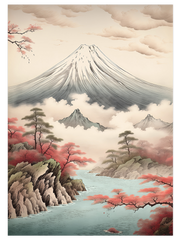 Fuji Mount Poster - Giclée Baskı