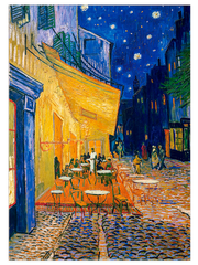 Vincent van Gogh Café Terrace at Night - Art Print