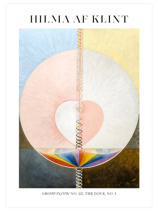 Hilma Af Klint Dove - Poster Seti Duo