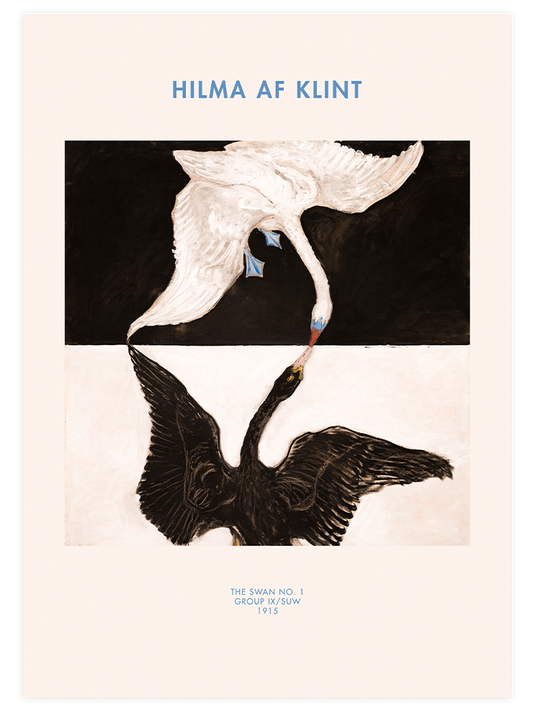 Hilma Af Klint The Swan No.1 Poster - Giclée Baskı