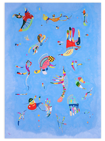 Wassily Kandinsky Sky Blue - Art Print