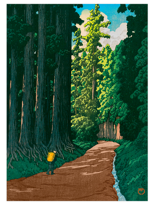 Kawase The Road to Nikko Poster - Giclée Baskı