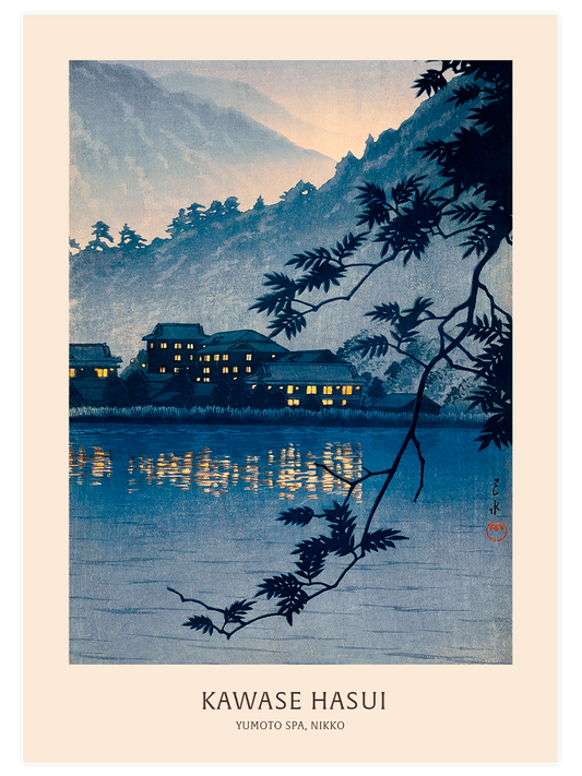 Kawase Yumoto Spa, Nikko Poster  - Giclée Baskı