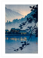 Kawase Yumoto Hot Spring, Nikko Poster - Giclée Baskı