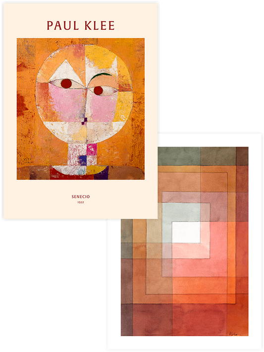 Paul Klee Senecio - Poster Seti Duo