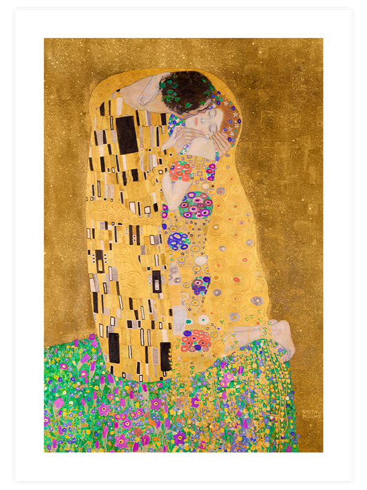 Gustav Klimt The Kiss Poster - Giclée Baskı