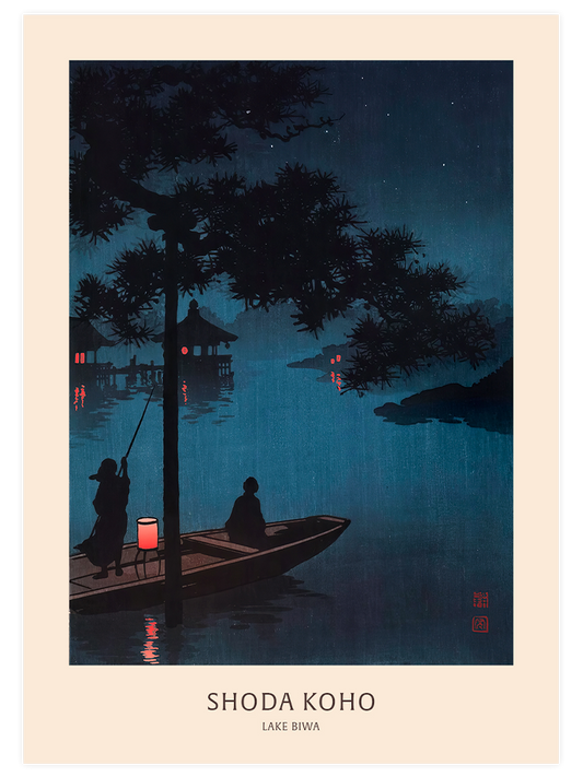 Koho Shoda Lake Biwa Poster - Giclée Baskı