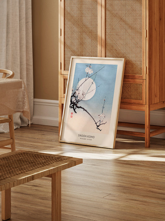 Koho Plum and the Moon Poster - Giclée Baskı