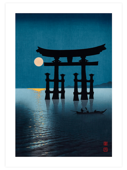 Koho Shoda Shrine Gate Of Miyajima Poster - Giclée Baskı