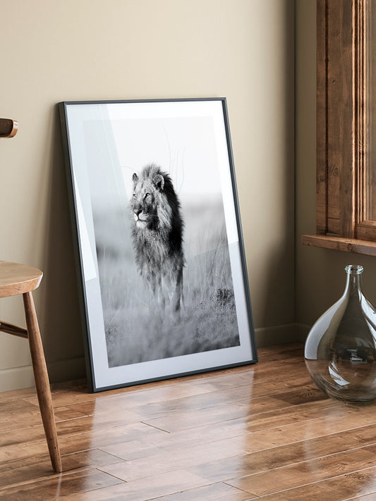 Lion Poster - Giclée Baskı