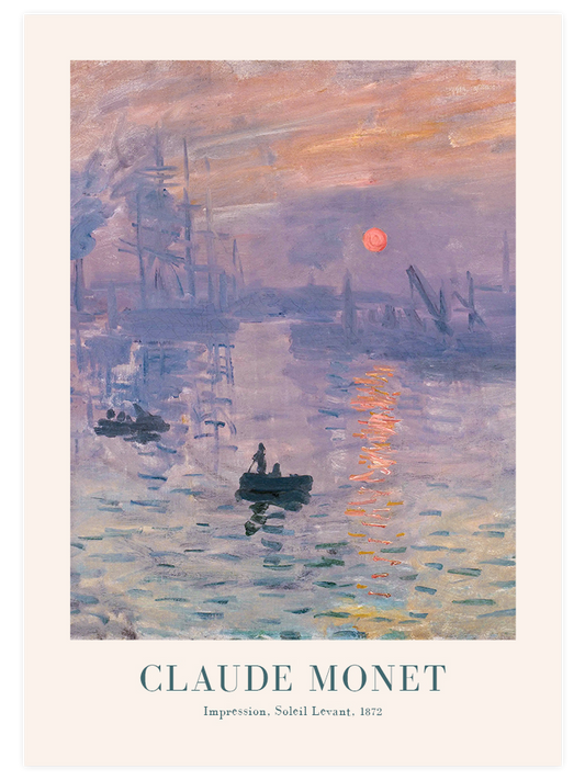 Monet Soleil Levant - Poster Seti Duo