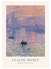 Monet Soleil Levant - Poster Seti Duo