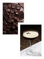 Chocolate & Espresso Martini - Poster Seti Duo