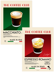 Macchiato & Espresso - Poster Seti Duo