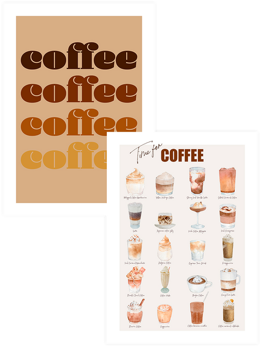 Coffee Lovers - Poster Seti Duo