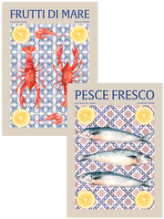 Sea Foods - Poster Seti Duo