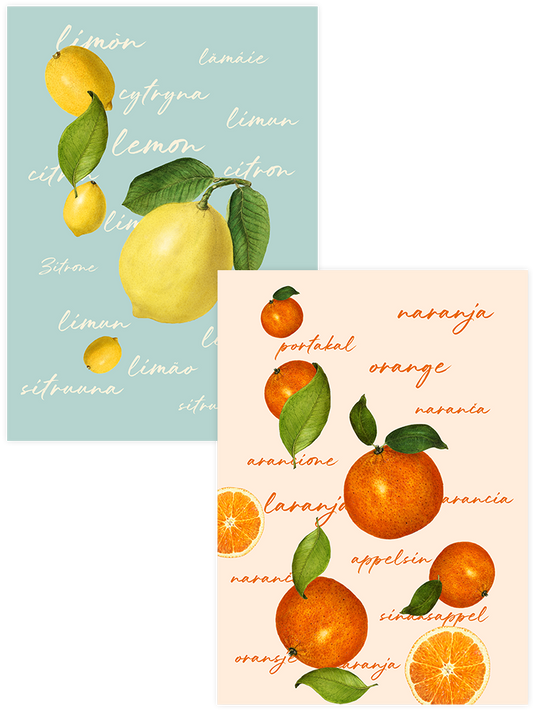 Citrus Power - Poster Seti Duo