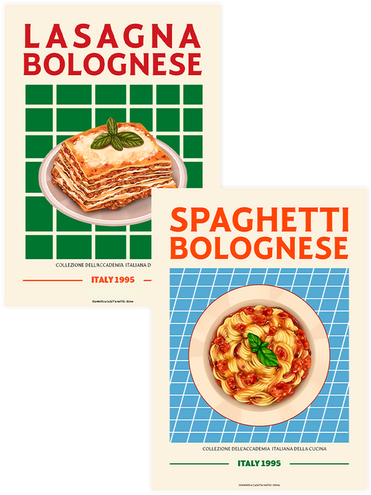 Italian Cuisine - Poster Seti Duo