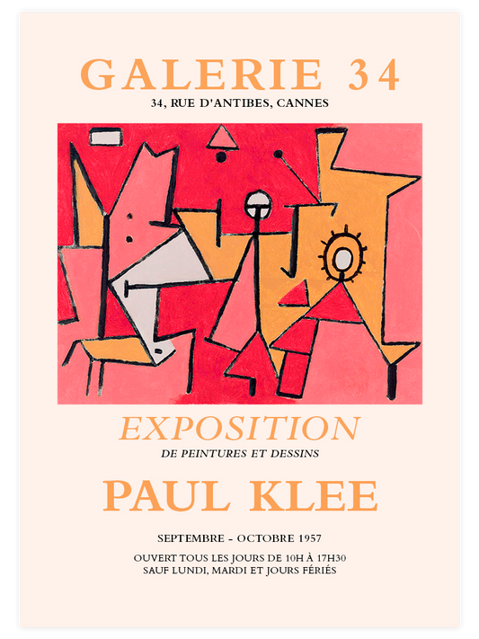 Paul Klee Head - Poster Seti Duo