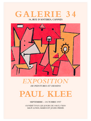 Paul Klee Head - Poster Seti Duo