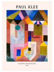 Paul Klee Colorful Architecture - Poster Seti Duo