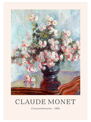 Monet Chrysanthemums- Poster Seti Duo