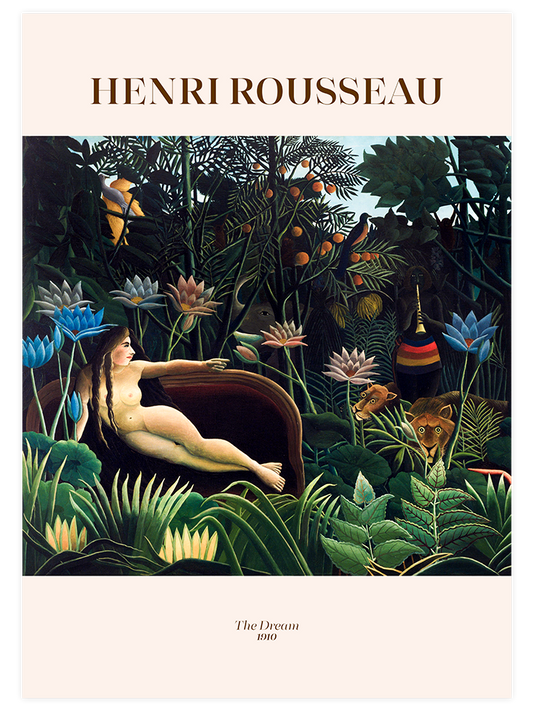 Henri Rousseau The Dream - Poster Seti Duo