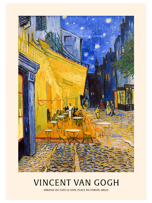 Van Gogh Gece Kahvesi - Poster Seti Duo