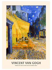 Van Gogh Gece Kahvesi - Poster Seti Duo