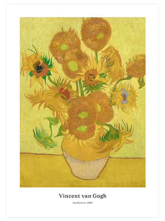 Van Gogh Sunflowers - Poster Seti Duo