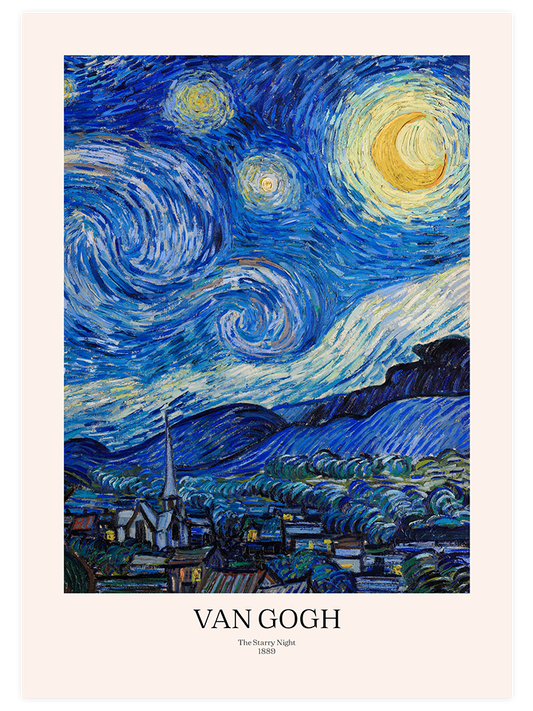 Van Gogh The Starry Night - Poster Seti Duo