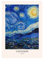 Van Gogh The Starry Night - Poster Seti Duo