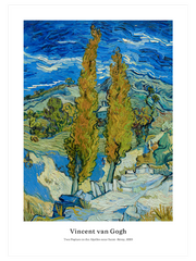 Van Gogh Two Poplars - Poster Seti Duo