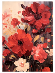 Red Flowers - Poster Seti Duo