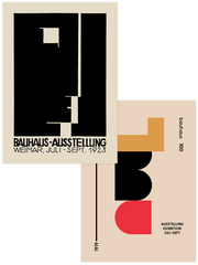 Bauhaus Afiş - Poster Seti Duo