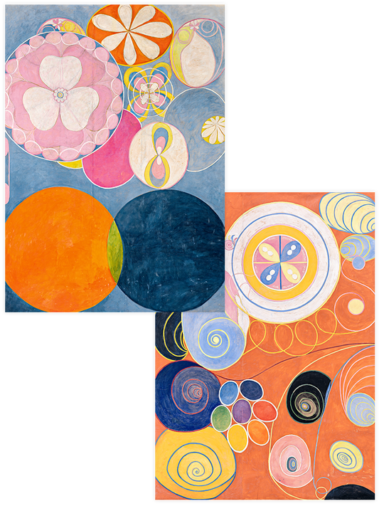 Hilma Af Klint The Ten Largest No.2 & 3 - Poster Seti Duo