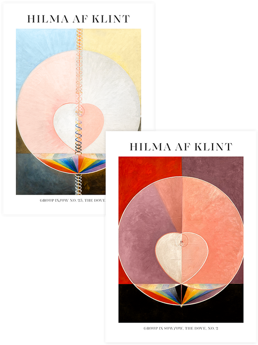 Hilma Af Klint Dove - Poster Seti Duo