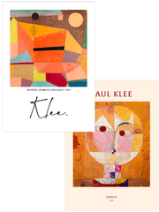 Paul Klee Joyful Mountain - Poster Seti Duo