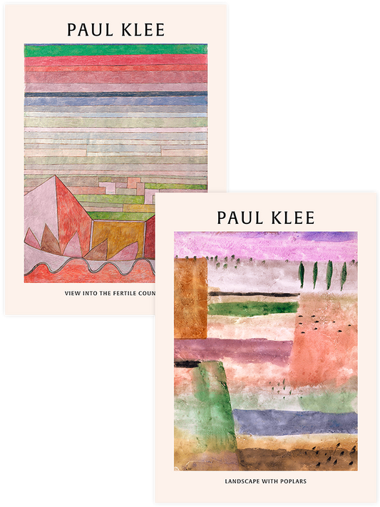 Paul Klee Fertile Country - Poster Seti Duo