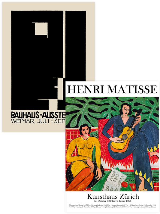 Bauhaus & Matisse - Poster Seti Duo