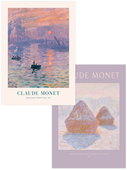 Monet Soleil Levant - Poster Seti Duo