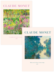 Claude Monet The Artist's Garden - Poster Seti Duo