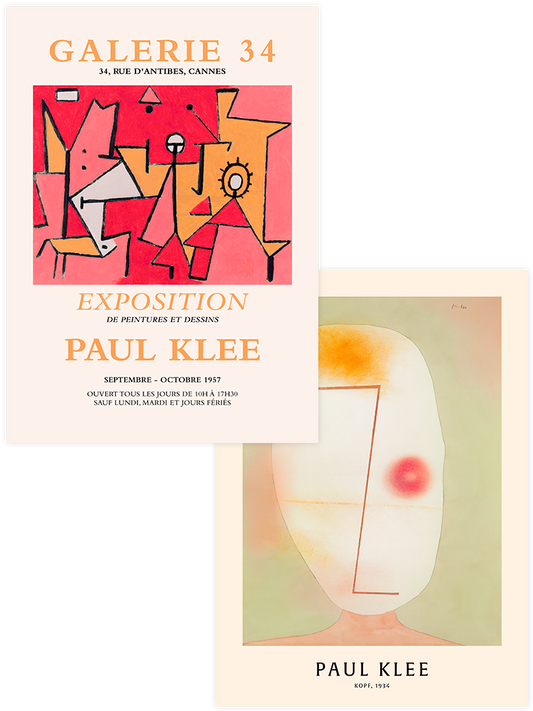 Paul Klee Head - Poster Seti Duo