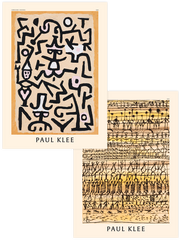 Paul Klee Comedians - Poster Seti Duo