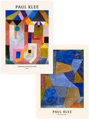 Paul Klee Colorful Architecture - Poster Seti Duo