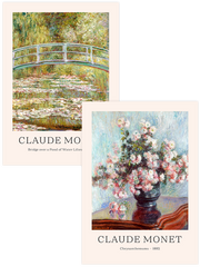 Monet Chrysanthemums- Poster Seti Duo