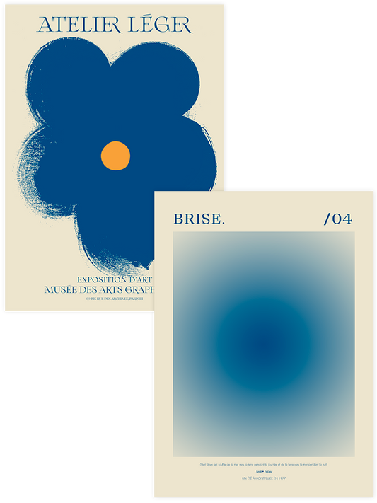 Blue Aura - Poster Seti Duo